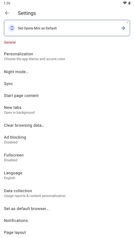 Opera Mini — screenshot 1