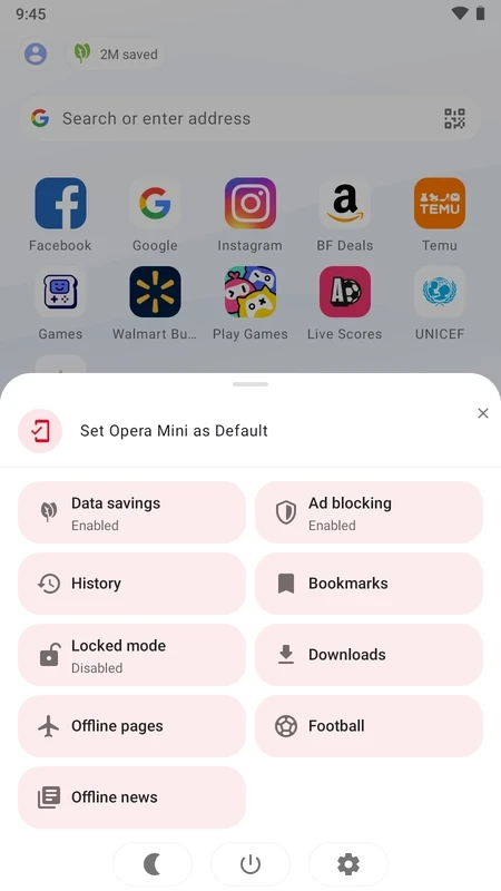 Opera Mini — screenshot 2