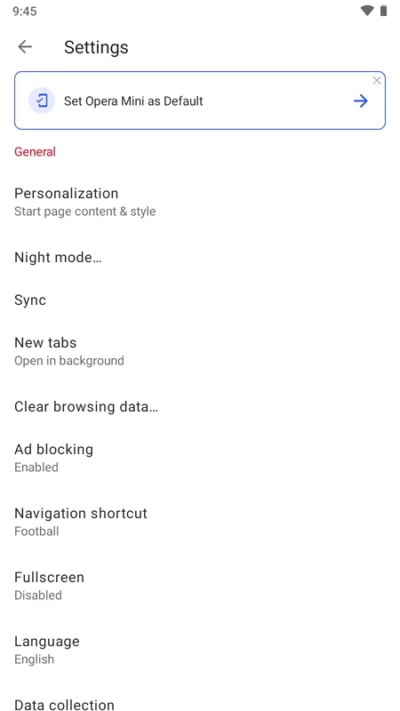 Opera Mini — screenshot 5